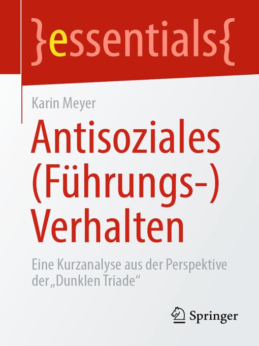 Title details for Antisoziales (Führungs-)Verhalten by Karin Meyer - Available